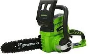 motosierra batería greenworks gs24cs25k2
